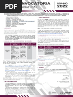 Convocatorias Licenciaturas Sep Dic 20222