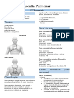 Resumo Ausculta Pulmonar