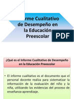 Informe Cualitativo Preescolar