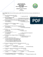 Summative Test Science 8