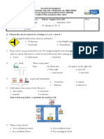 UH Bahasa Inggris Kelas 6 Unit 1&2