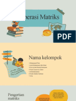 Operasi Matriks: Perkalian & Transpose