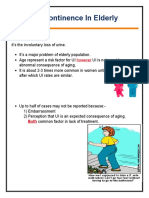 Urinary Incontinence in Elderly: Definition