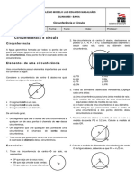 Teoria e Exercícios - Circunferência e Círculo