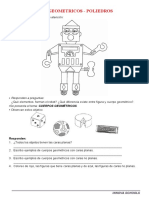 Tema: Solidos Geometricos - Poliedros: - Observan Con Atención