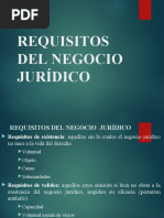 Requisitos Del Negocio Jurídico - La Voluntad (I)