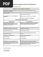 Acciones Preventivas y Correctivas