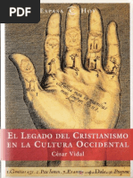 El Legado Del Cristianismo en La Cultura o Cesar Vidal