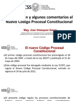 Introducción y Algunos Comentarios Al Nuevo Código Procesal Constitucional (Cuarta Clase)