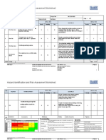 Hazard Identification and Risk Assessment Hot Work