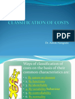 Classification of Costs