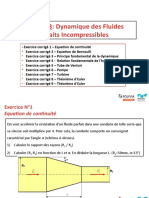 Exercice MDF - BM - Chap3-Dynamique Fluide Parfait