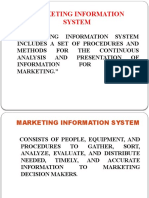 MIS and Marketing Research