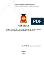 Referat Tema 7 Activitatea Statului Major Al Bg.I.mo Pentru Executarea (Desfășurarea) Operațiilor Ofensive. Catisov V