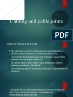 Cabling and Cable Join