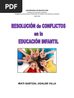 Resolucion de Conflictos Infantil