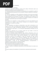 Teoria de La Estimacion Estadistica