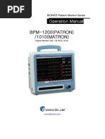 BPM-1200 (PATRON) /1010 (MATRON) : Operation Manual