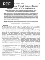 Applying Concept Analysis To User-Session-Based Testing of Web Applications