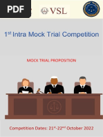 MOOT COURT Problem - Trial Advocacy VIT LAW College