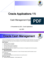 Oracle Cash Management System