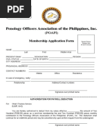 Membership Application Form