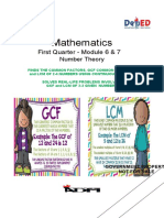 MATH-V-Module WEEK 4 DAY 1-GCF, DAY 2-3, LCM 1st Quarter