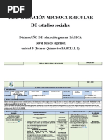 Planificación Sociales 10MO 2do Q P1