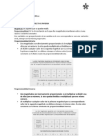 Proporcionalidad Directa e Inversa