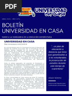 Boletín N°1 UNIVERSIDAD EN CASA