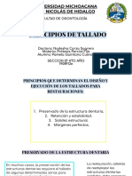 Principios de Tallado