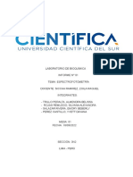 Informe 01 - Bioquimica Laboratorio