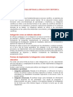 Estrategia para Revisar La Indagacion Cientifica