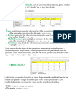 Las Fórmulas de Excel