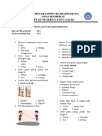 Soal PTS Ipa Kelas 4