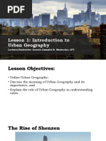 A1 - Intro To Urban Geography