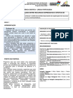 H21 - Reconhecer o Efeito de Sentido Decorrente Da Exploração de Recursos Morfossintáticos