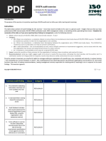 ISO27k Audit Exercise