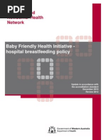 Baby Friendly Health Initiative - Hospital Breastfeeding Policy