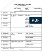 Planificare Calendaristica