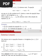 Sistemas Lineares