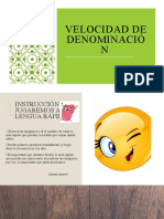 Actividad Velocidad de Denominación