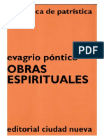 EVAGRIO PÓNTICO - Obras Espirituales