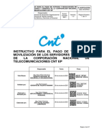 Instructivo para El Pago de Viáticos y Movilización de Los Servidores ...