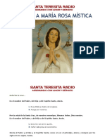 Santa Teresita Radio Misionando Con Amor y Servicio Rosario A María Rosa Mística