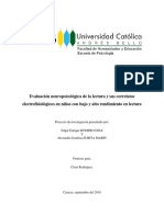 Evaluación Neuropsicologica de La Lectura