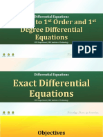 MTPDF4 Exact and Non-Exact Differential Equations