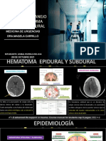 Hematoma Subdural y Epidural