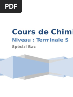 Cours de Chimie: Niveau: Terminale S