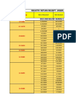 Registry Return Receipt List Old